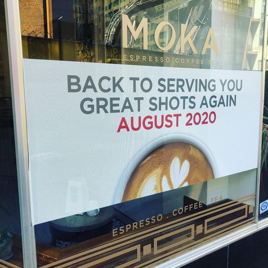 Moka Window Cling